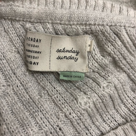 ANTHRO SATURDAY SUNDAY Multi Pattern Textured Top - Picture 6 of 6